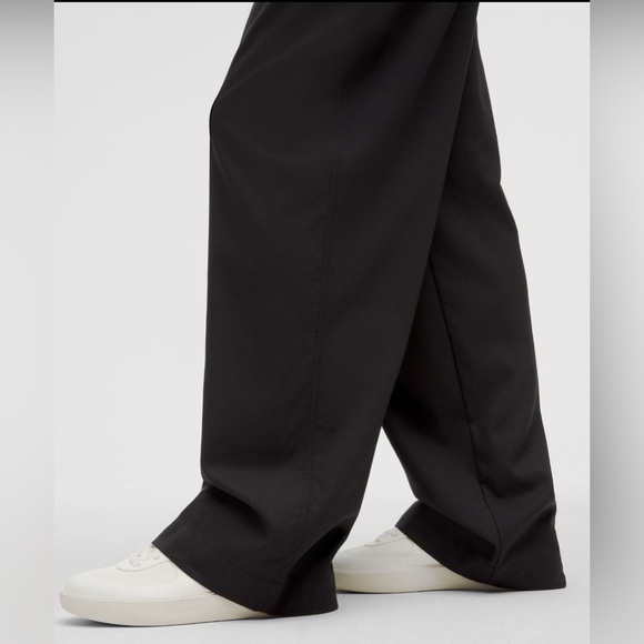 🆕 LULULEMON Pleat-Front High-Rise Trouser Black NWT Size 8 - Picture 7 of 16